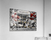 1969 Arkansas Razorbacks Football Art  Acrylic Print