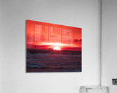 Sundown Pier Acrylic Print