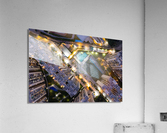 Looking down over skyscrapers Acrylic Print