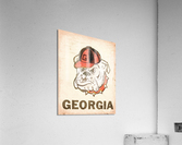 1976 Georgia Bulldog Retro Fade Art Acrylic Print
