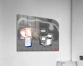 TV and  Eye Acrylic Print