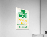 1988 Notre Dame Football Shamrock Art Acrylic Print