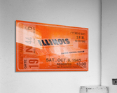 1945 Illinois Illini Football Ticket Stub Remix Art Acrylic Print
