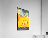 Algeria Tunisia Morocco Motor Tours poster  Acrylic Print