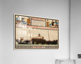Rotterdam - London travel poster  Acrylic Print