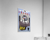British European Airways London travel poster  Acrylic Print