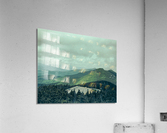 Found and Restored - Mountain Parking - 1940s Kodachrome Slide Acrylic Print