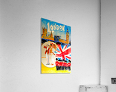 Vintage travel poster for London, England  Acrylic Print