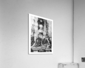 Found and Restored - Europe - 1888 Panorama of Nations - Book Etching Acrylic Print