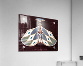 Diamonds butterfly Acrylic Print