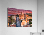 sunset on Italian medieval village  Acrylic Print