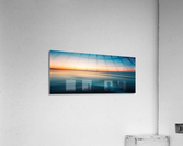 Sea Sunset VII - Panoramic Acrylic Print