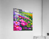 Flower garden Painting Acrylic Print