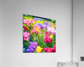 Flower garden Painting Acrylic Print