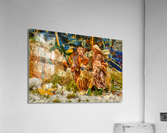 Holy Family on donkey  Acrylic Print