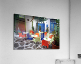 Santorini Eating 2 Acrylic Print