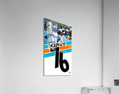 1976 Miami Dolphins Retro Remix Acrylic Print