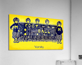Early 1900s Michigan Football Art Remix Acrylic Print