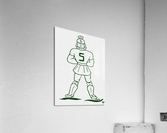 Vintage Michigan State Spartan Art Acrylic Print