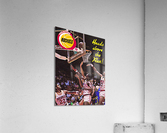 1985 houston rockets art Acrylic Print