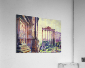 Arch of Severus and Temple of Saturn Rome Acrylic Print
