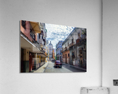 Classic american car on a street - Havana - Cuba Acrylic Print