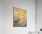 Von Gogh self portrait with a straw hat Acrylic Print