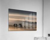 Dense fog over the moos... Acrylic Print