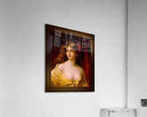 Portrait Of A Young Woman by Angelo Asti Remastered Xzendor7 Classical Fine Art Old Masters Reproductions Acrylic Print