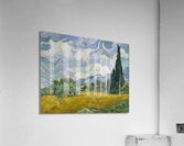 Wheat Field with Cypresses                           Acrylic Print