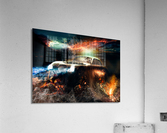 Auto aus stein Acrylic Print