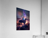 Western Cowboy riding his horse  4 Acrylic Print