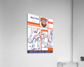 George Kalinksy Knicks Art Acrylic Print