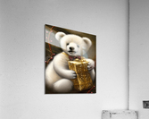 Fantasy Fluffy Tiny Polar Teddy Bear Acrylic Print