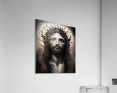Jesus Christ Portrait In Russ Acrylic Print