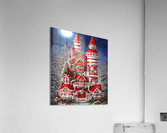 Whimsical Hyper Detailed Red And White Pepper Acrylic Print