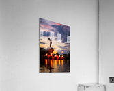 Keeper of the Plains Fire Acrylic Print