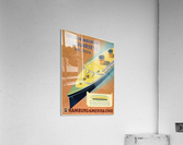 Hamburg - America Line vintage travel poster  Acrylic Print
