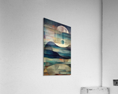 Nighty clouds playing with the Moon - I Acrylic Print