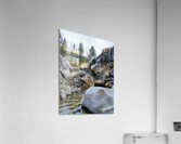 Hot Springs Steam Acrylic Print