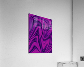 Purple and Blue Abstract Acrylic Print