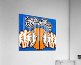 1976 Illinois Fighting Illini Art by Jack Davis Acrylic Print