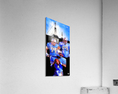 Retro Houston Oilers Football Oilfield Art Acrylic Print