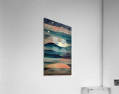 Nighty clouds playing with the Moon - II Acrylic Print