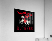 Vintage Rutgers Scarlet Knights Art Acrylic Print