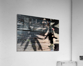 Old Wood and Shadow Acrylic Print