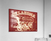 Retro Eighties Oklahoma Sooners Art Acrylic Print