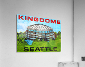 Retro Seattle Kingdome Art Acrylic Print
