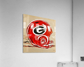 1966 Georgia Bulldog Football Helmet Art Acrylic Print