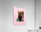 Window in Pink Wall Acrylic Print